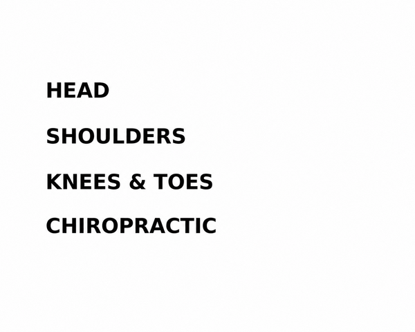 Head shoulders knees and toes chiropractic